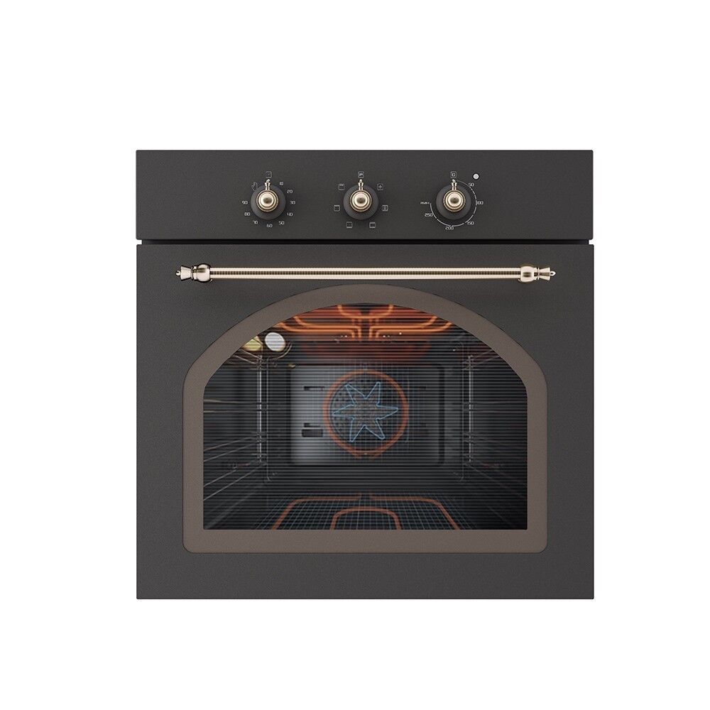 UKİNOX YOGA ANTİQUE ANTRASİT ANKASTRE FIRIN