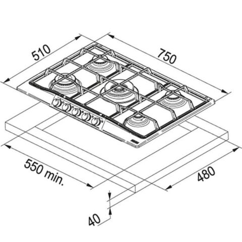 Franke Siyah-İnox Ankastre Set (FPJ 915 V BK A - FHTL 755 TC XS DÜZ - FSL 86 H BK)