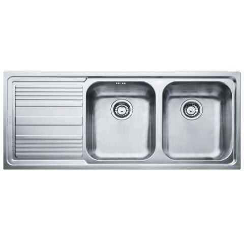 Franke LLX 621 Sol Damlalıklı 116 CM Çelik  Evye