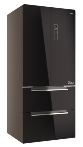 Teka RFD 77820 GBK Çekmeceli Gardırop Tipi Solo Siyah Buzdolabı