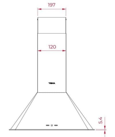 Teka DOS 60.2 VN BEJ Davlumbaz