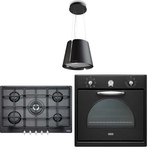 Franke Siyah Ankastre Set (Faber Beat BK - FHTL 755 BT - COUNTRY 65 CM 65 BT)