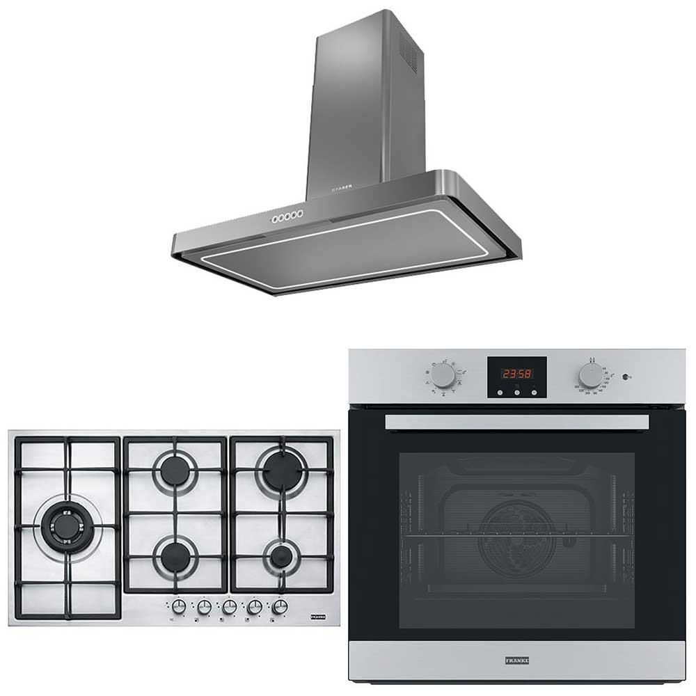 Franke İnox Ankastre Set (Faber T8 Light A90-FHNL 905-FSL 86H XS)