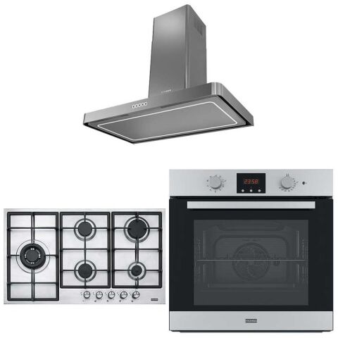 Franke İnox Ankastre Set (Faber T8 Light A90-FHNL 905-FSL 86H XS)