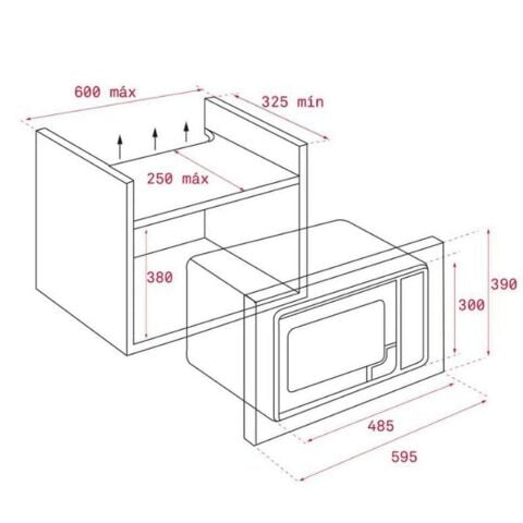 Teka Siyah Set ( HLB 840 SS Ankastre Fırın - ML 820 BIS Ankastre Mikrodalga Fırın )