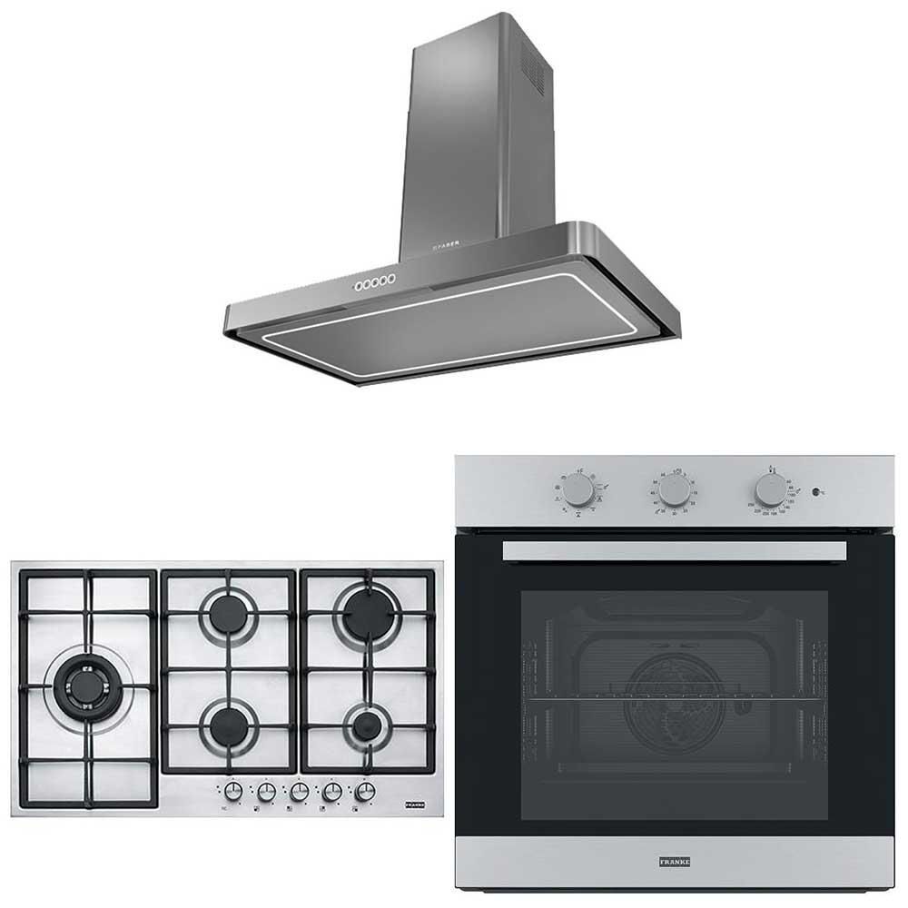 Franke İnox Ankastre Set (Faber T8 Light A90-FHNL 905-FSL 82H XS)