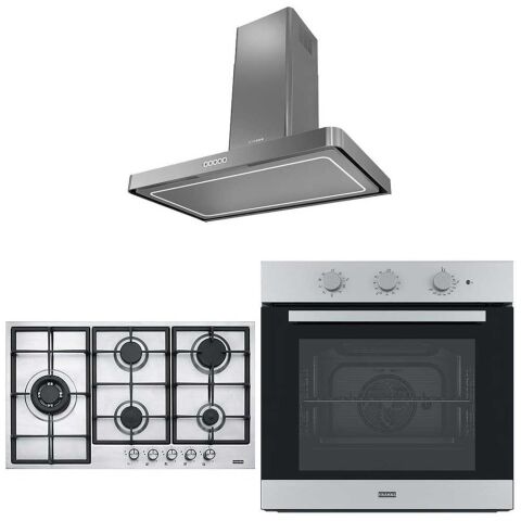 Franke İnox Ankastre Set (Faber T8 Light A90-FHNL 905-FSL 82H XS)