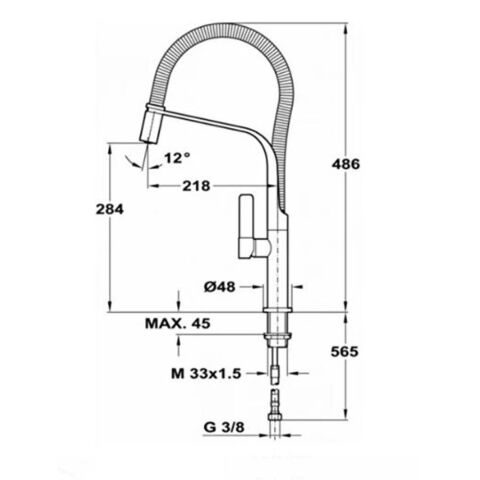 TEKA FO 997 Krom-Siyah Batarya
