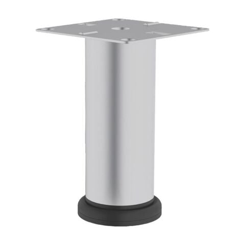 Hafele Alden 42 Mobilya Ayağı Gümüş Gri 42x100 mm
