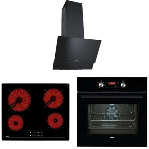 Teka Siyah Ankastre Set (ATV 60-TZ 6415-HAK 625 BK)