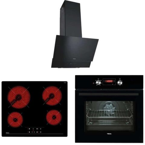 Teka Siyah Ankastre Set (ATV 60-TZ 6415-HAK 625 BK)