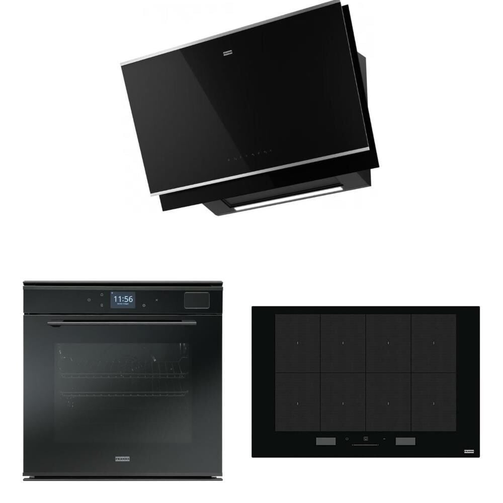 Franke Mythos Buharlı İnox Set 2 (FMY 907 BK/XS Davlumbaz FMY 808 I Ocak  FMY 99 HS XS Fırın)