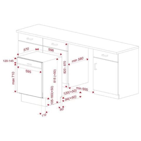 Teka Siyah Ankastre Set ( ATV 60 - GBE 64002 - HAK 625 -ML 8200 BIS-DSI 46750)