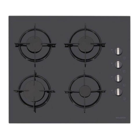 Dominox DHG 604 4g Bk S E Siyah Ankastre Ocak Emaye Izgara