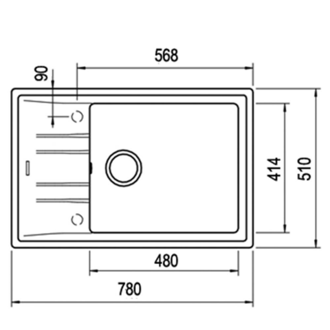 Stone 60 S-Tg Beyaz Granit Evye