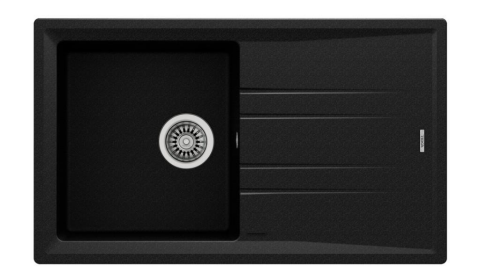 Teka Stone 50 B-TG Siyah Granit Evye