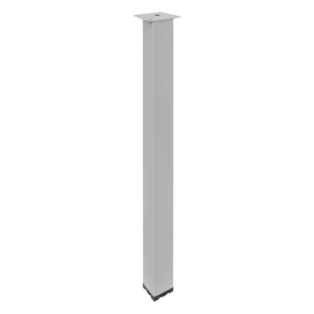 Hafele Ares II 40 Mobilya Ayağı Gümüş Gri 40X300 MM