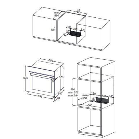 Silverline BO65E5B01 Siyah Ankastre Fırın