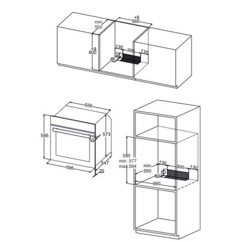 Silverline BO65E5B01 Siyah Ankastre Fırın
