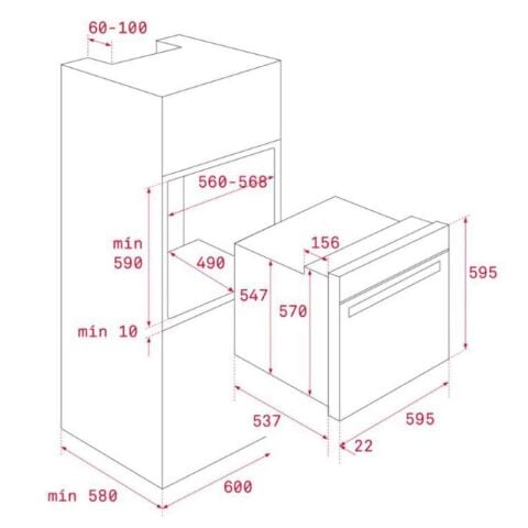 Teka Siyah Ankastre Set ( ATV 60 -GBC 64002-HLB 840 SS BK-ML 820 BIS )