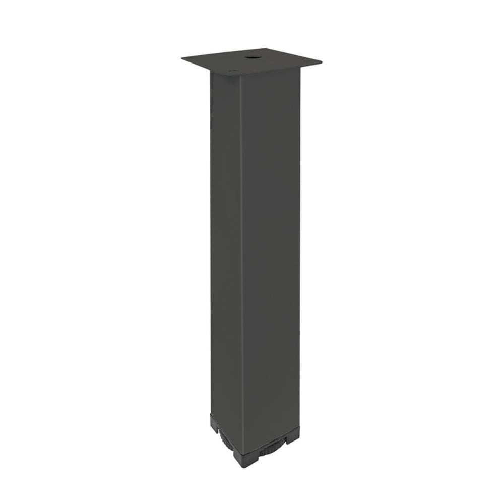 Hafele Ares II 40 Mobilya Ayağı Mat Siyah 40X150 MM