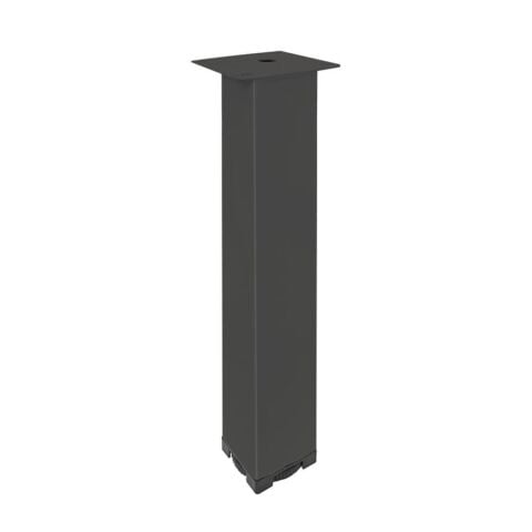 Hafele Ares II 40 Mobilya Ayağı Mat Siyah 40X150 MM
