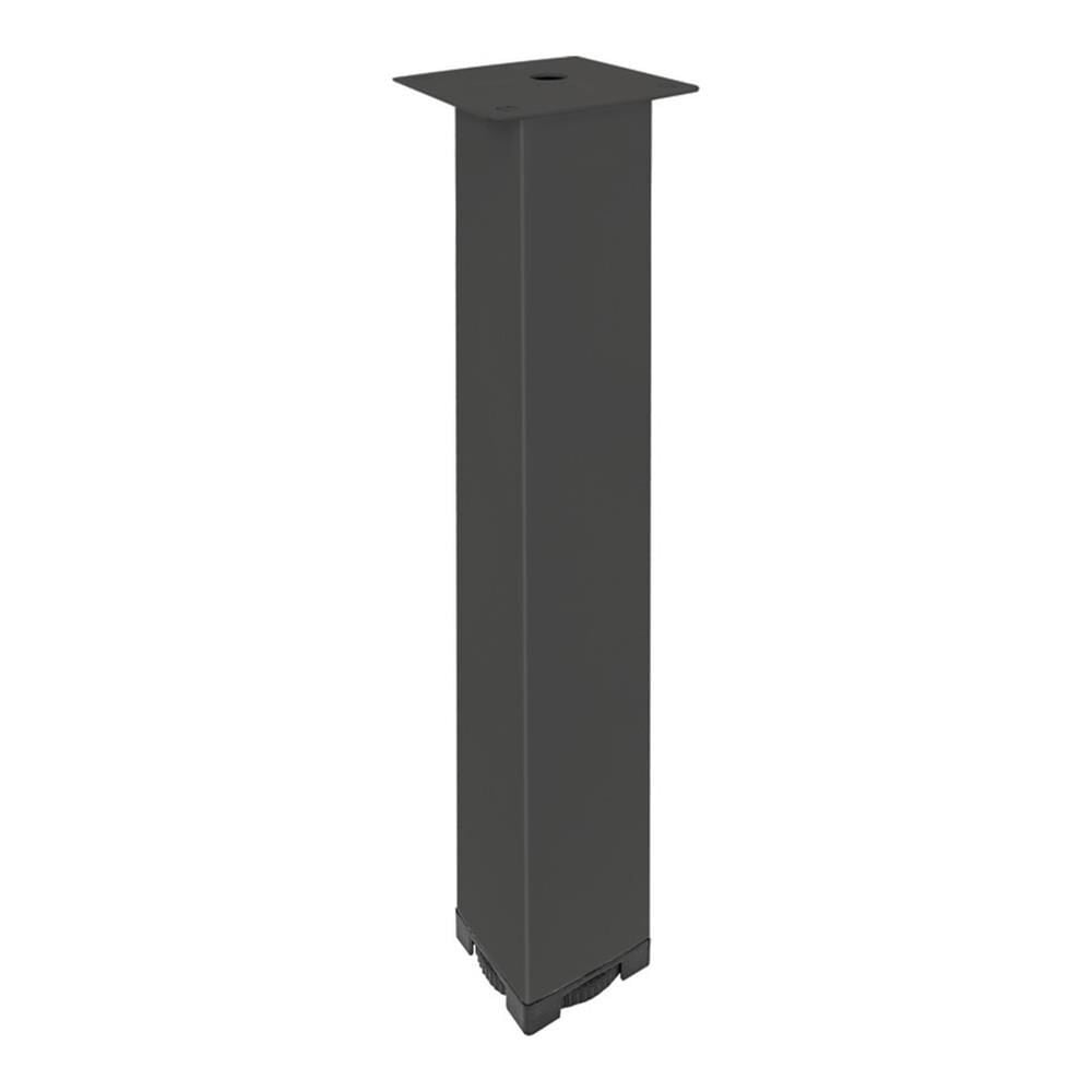 Hafele Ares II 40 Mobilya Ayağı Mat Siyah 40X200 MM