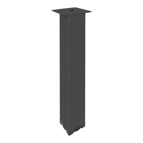 Hafele Ares II 40 Mobilya Ayağı Mat Siyah 40X200 MM