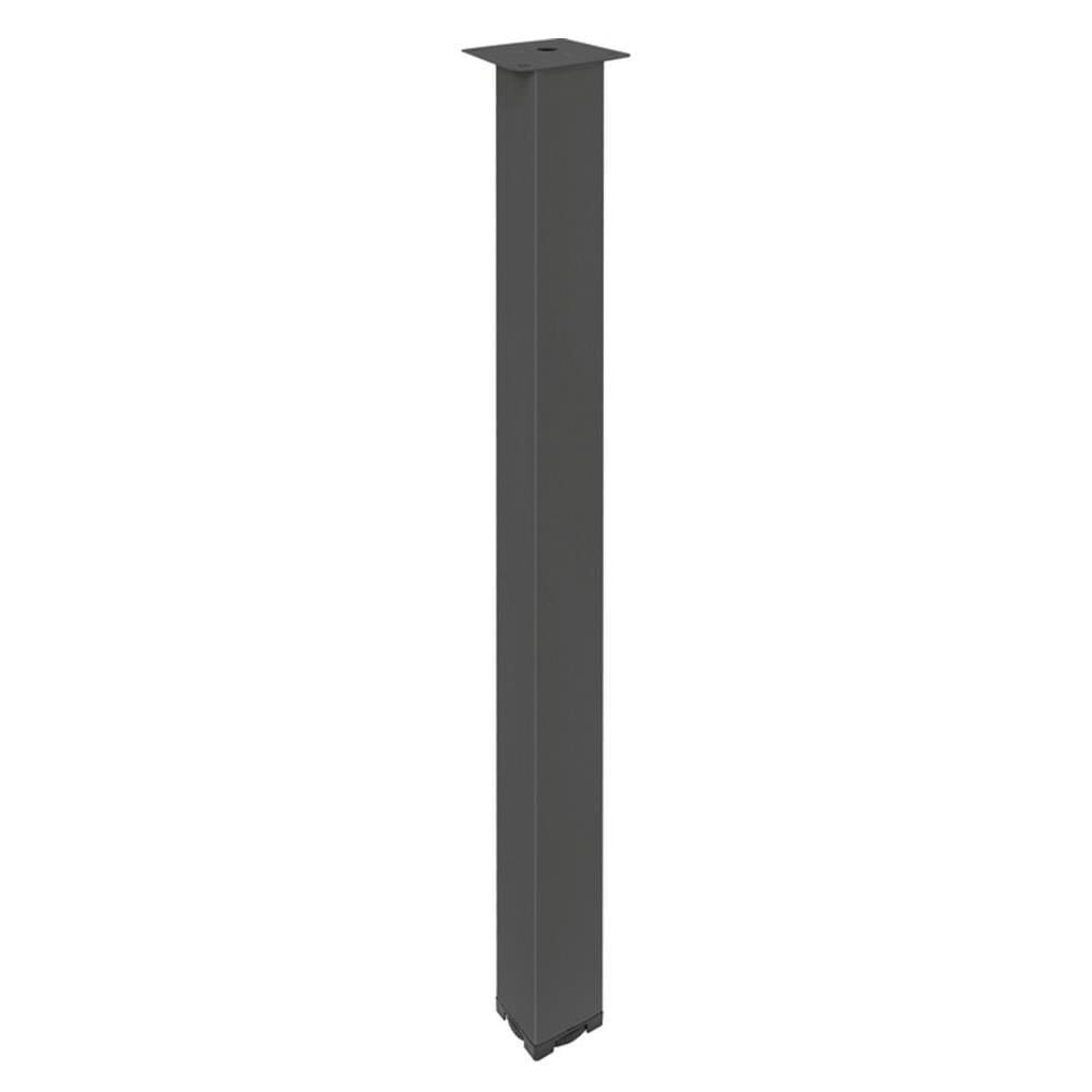 Hafele Ares II 40 Mobilya Ayağı Mat Siyah 40X300 MM