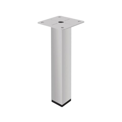 Hafele KUB 25 Mobilya Ayağı Gümüş Gri 100 MM