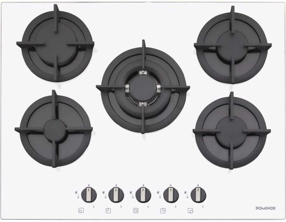 Dominox DHG 705 4g Tc Wh F C 5 Gözlü Ankastre Beyaz Ocak