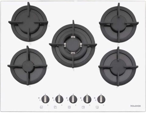 Dominox DHG 705 4g Tc Wh F C 5 Gözlü Ankastre Beyaz Ocak