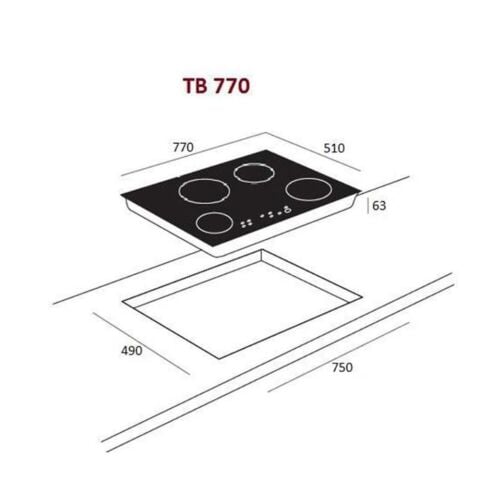 Teka Siyah Ankastre Set  ( HLB 8416 Airfry Fırın BK - TB 770  BK - TVT 90 BK)