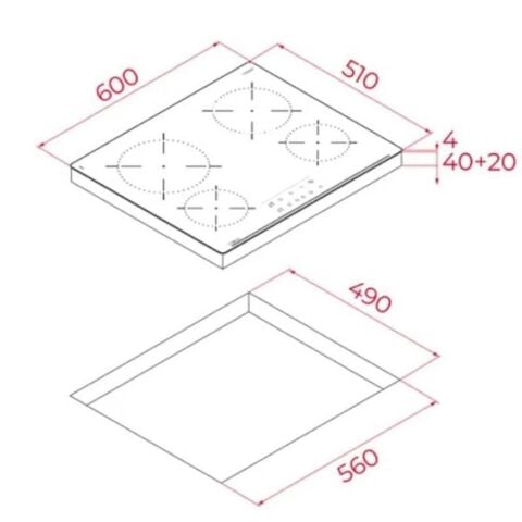 Teka Siyah Ankastre Set  ( HLB 8416 Airfry Fırın BK - TBC 64010  BK - ATV 60 BK)