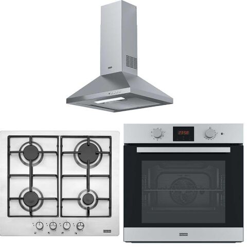 Franke İnox Ankastre Set (FDL 6165 - FHNL 604 XS - FSL 86 H XS)