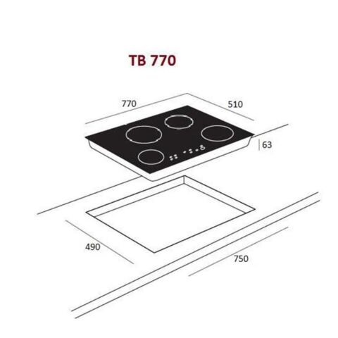 Teka Siyah Ankastre Set  ( HLB 8416 Airfry Fırın BK - TB 770  BK - TVT  60.1 BK)