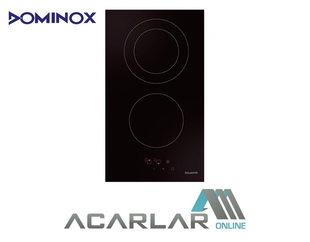 Dominox DHR 302 C T Bk Siyah Cam Elektrikli Ankastre Ocak