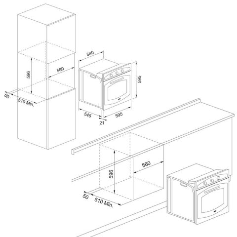 Franke Rustik Siyah Ankastre Set (FCO 70 ON/G-FCH 604 4G-FCO 86 H)