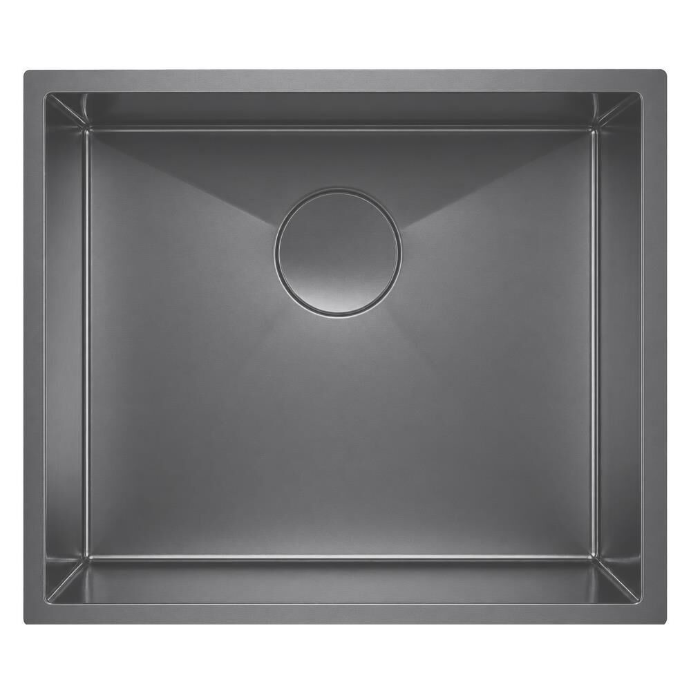 Ivento 5444-01 50x40 Siyah Çelik Evye
