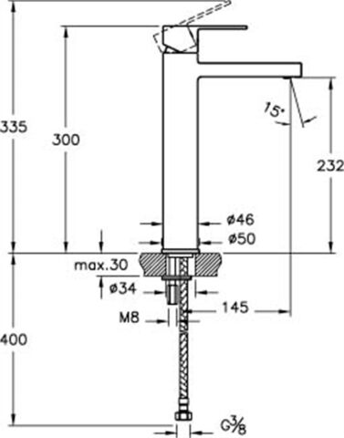 Artema FLO S Yüksek Lavabo Bataryası A41940