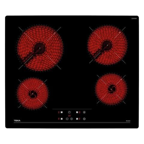 Teka TB 6415 Vitroseramik Elektrikli Siyah Ankastre Ocak