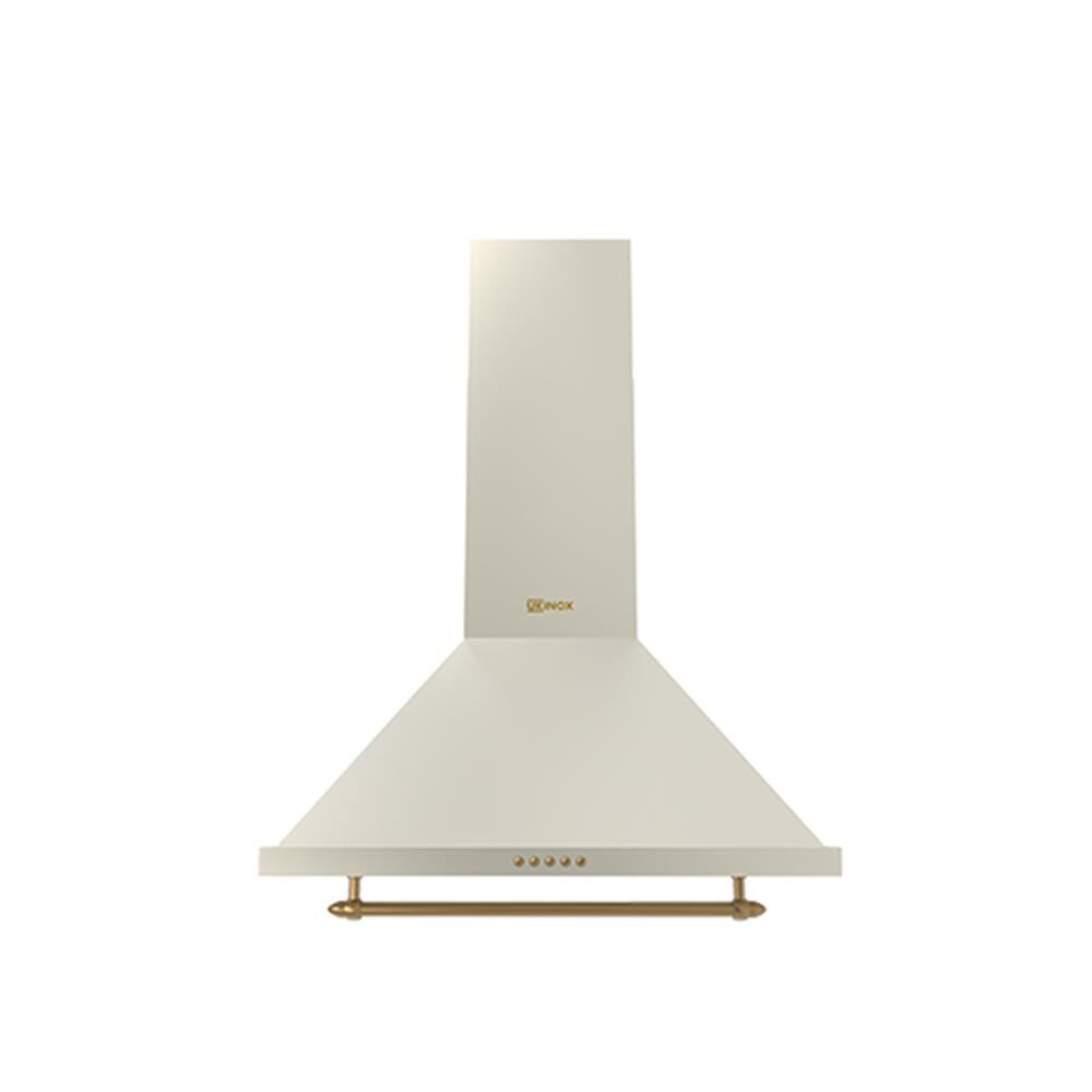 Ukinox Camilla Rustik 60 cm Ivory Metal Duvar Tipi Ankastre Davlumbaz