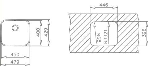 TEKA BE 45.40 TEZGAHALTI PASLANMAZ ÇELİK MUTFAK EVYESİ