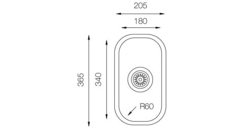 D180 Polisajlı Tezgahaltı Eviye
