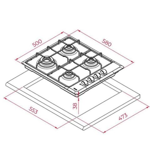 Teka Ankastre Set (DF 60 Davlumbaz -HLX 640 Ocak -HE 615 SS Fırın)