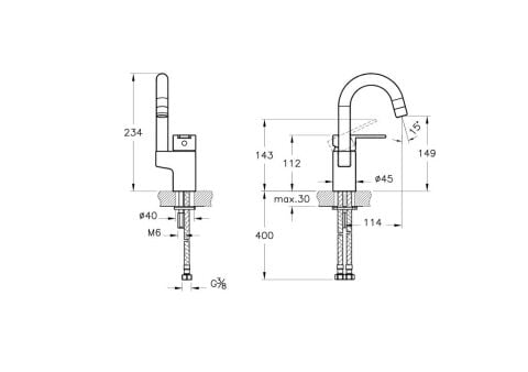 Artema Fold S Döner Borulu Lavabo Bataryası A42534