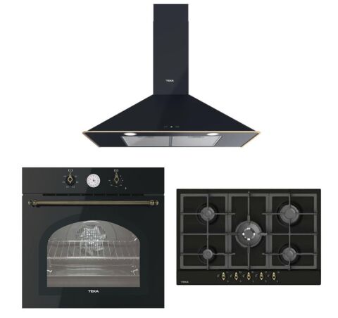 Teka Antrasit Ankastre Set ( DOS 90.2 AT Davlumbaz-GSC 75330 RBC AT Ocak-HAK 627 R AT Fırın)