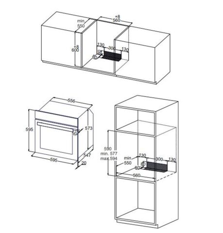 Silverline Beyaz Ankastre Set (3457 Soho, CS5343W01, BO6504W01)