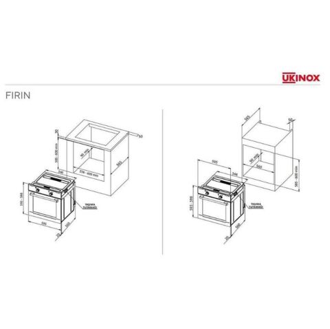 Ukınox Smart Beyaz Set (Aztec 60 Beyaz Davlumbaz-Ares 60 Beyaz Ocak-Smart 7801 Beyaz Fırın)