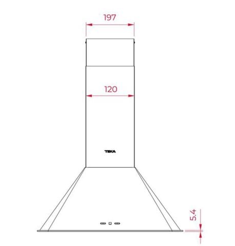 Teka DOS 90.2 VN Vanilya Country Davlumbaz